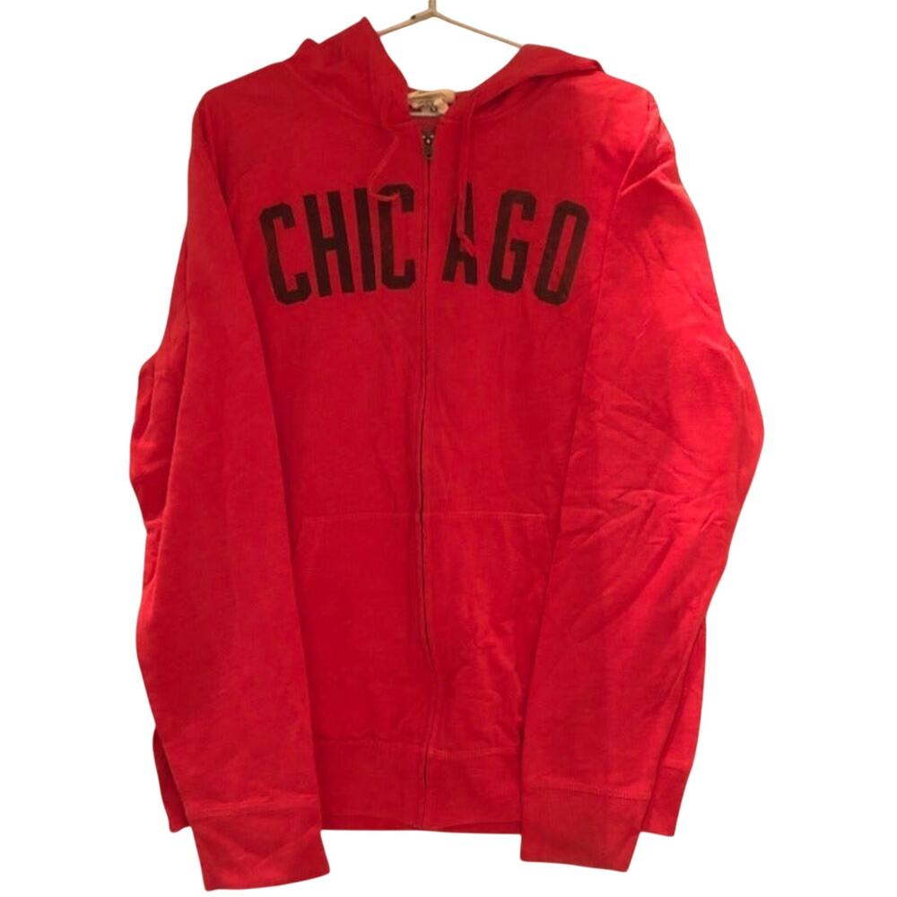 Local Pride Chicago Zip Up Hoodie Mens Medium
